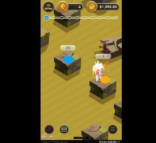 การออกแบบและฟีเจอร์ เกมสล็อต Monkey Jump - Nextspin